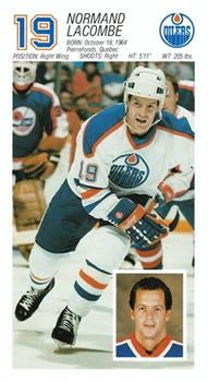 1987-88 Edmonton Oilers #NNO Normand Lacombe Front