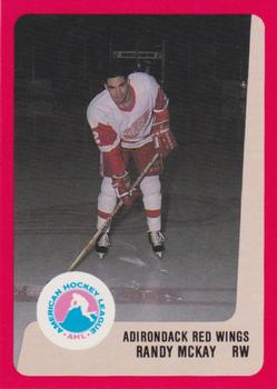 1988-89 ProCards Adirondack Red Wings (AHL) #NNO Randy McKay Front