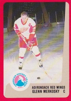 1988-89 ProCards Adirondack Red Wings (AHL) #NNO Glenn Merkosky Front