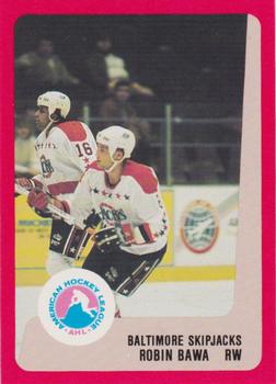 1988-89 ProCards Baltimore Skipjacks (AHL) #NNO Robin Bawa Front