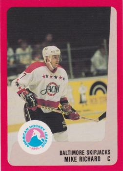 1988-89 ProCards Baltimore Skipjacks (AHL) #NNO Mike Richard Front
