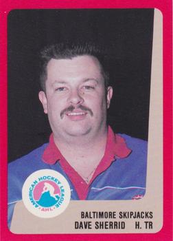 1988-89 ProCards Baltimore Skipjacks (AHL) #NNO Dave Sherrid Front