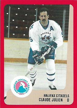 1988-89 ProCards Halifax Citadels (AHL) #NNO Claude Julien Front