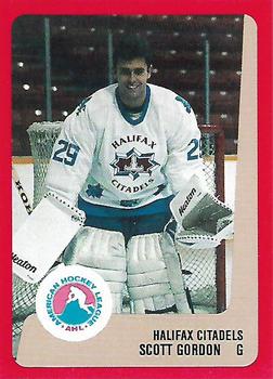 1988-89 ProCards Halifax Citadels (AHL) #NNO Scott Gordon Front