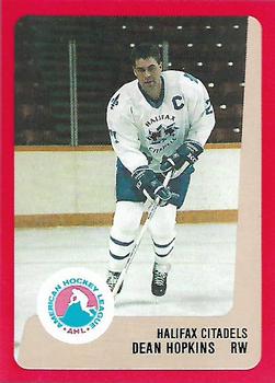 1988-89 ProCards Halifax Citadels (AHL) #NNO Dean Hopkins Front