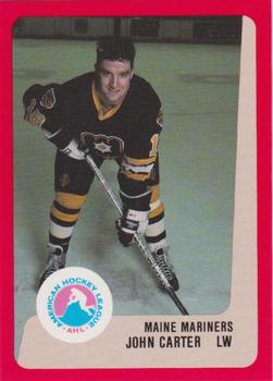 1988-89 ProCards Maine Mariners (AHL) #NNO John Carter Front