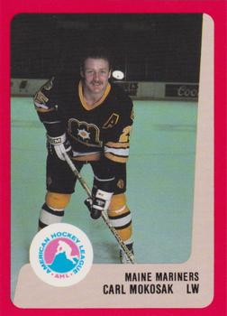 1988-89 ProCards Maine Mariners (AHL) #NNO Carl Mokosak Front