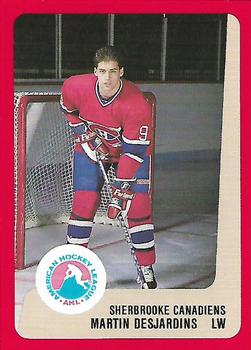 1988-89 ProCards Sherbrooke Canadiens (AHL) #NNO Martin Desjardins Front