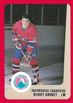 1988-89 ProCards Sherbrooke Canadiens (AHL) #NNO Benoit Brunet Front