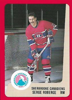 1988-89 ProCards Sherbrooke Canadiens (AHL) #NNO Serge Roberge Front
