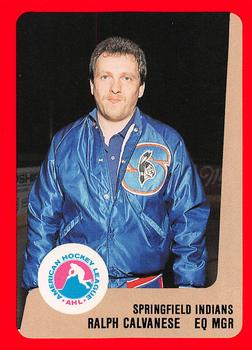 1988-89 ProCards Springfield Indians (AHL) #NNO Ralph Calvanese Front