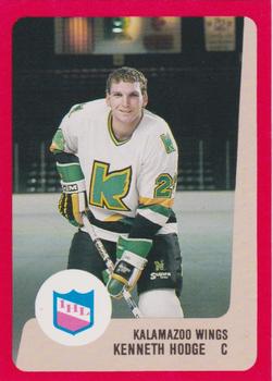 1988-89 ProCards Kalamazoo Wings (IHL) #NNO Kenneth Hodge Front