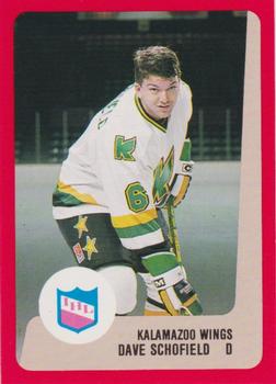 1988-89 ProCards Kalamazoo Wings (IHL) #NNO Dave Schofield Front