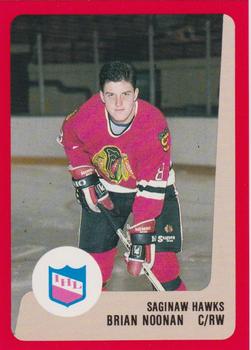 1988-89 ProCards Saginaw Hawks (IHL) #NNO Brian Noonan Front