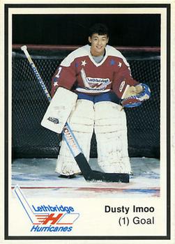 1988-89 Lethbridge Hurricanes (WHL) Police #NNO Dusty Imoo Front