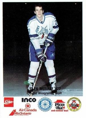 1989-90 Sudbury Wolves (OHL) Police #6 Glen Murray Front