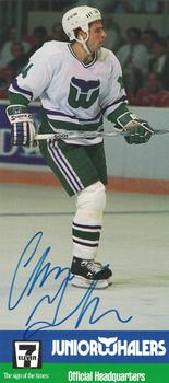 1990-91 Junior Whalers/7-Eleven Hartford Whalers #NNO Chris Govedaris Front