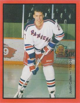 1990-91 Kitchener Rangers (OHL) Police #25 Justin Cullen Front