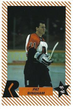 1991-92 Richmond Renegades (ECHL) #6 Pat Bingham Front