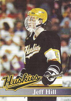 1991-92 Michigan Tech Huskies (NCAA) #NNO Jeff Hill Front