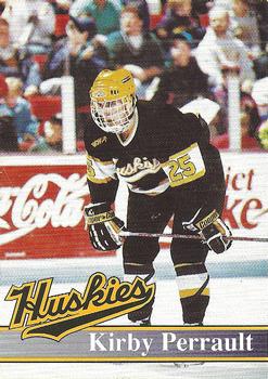 1991-92 Michigan Tech Huskies (NCAA) #NNO Kirby Perrault Front