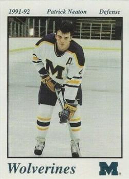 1991-92 Michigan Wolverines (NCAA) #NNO Patrick Neaton Front
