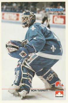 1990-91 Quebec Nordiques Postcards #NNO Ron Tugnutt Front