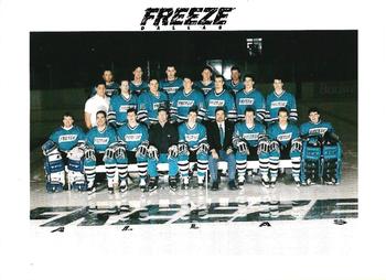 1992-93 Dallas Freeze (CHL) #NNO Team Photo Front