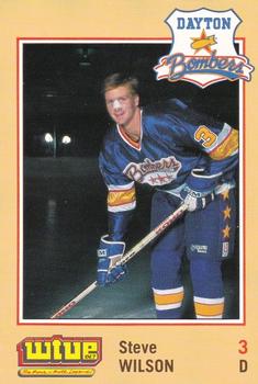 1992-93 Dayton Bombers (ECHL) #NNO Steve Wilson Front