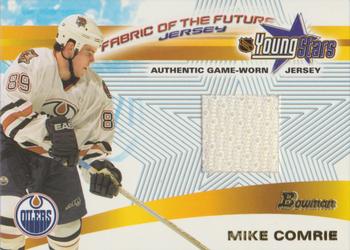 2001-02 Bowman YoungStars - Fabric of the Future Jersey #FFJ-MC Mike Comrie Front