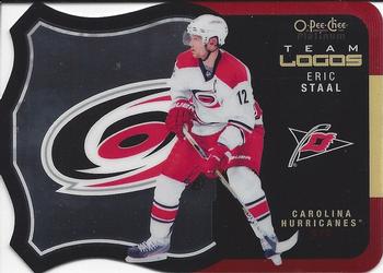 2015-16 O-Pee-Chee Platinum - Team Logo Die Cuts #T-6 Eric Staal Front
