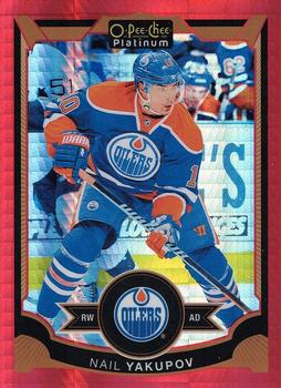 2015-16 O-Pee-Chee Platinum - Red Prism #58 Nail Yakupov Front