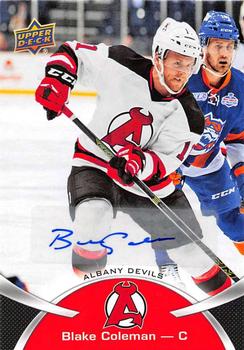 2015-16 Upper Deck AHL - Autographs #3 Blake Coleman Front