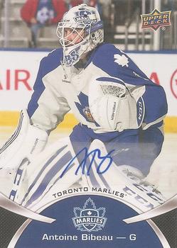 2015-16 Upper Deck AHL - Autographs #25 Antoine Bibeau Front