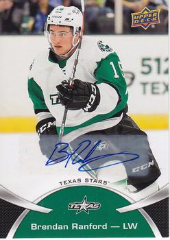 2015-16 Upper Deck AHL - Autographs #35 Brendan Ranford Front