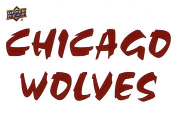 2015-16 Upper Deck AHL - Wordmark Logo Stickers #6 Chicago Wolves Front