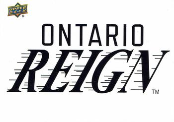 2015-16 Upper Deck AHL - Wordmark Logo Stickers #15 Ontario Reign Front
