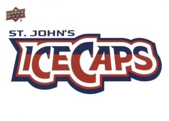 2015-16 Upper Deck AHL - Wordmark Logo Stickers #24 St. John's IceCaps Front