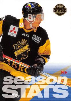 1995-96 Leaf Elit Set (Swedish) #3 Season Stats AIK Front