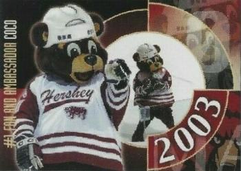 2002-03 Hershey Bears (AHL) #29 Coco Front
