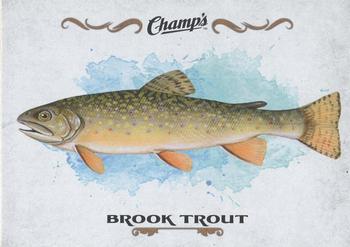 2015-16 Upper Deck Champ's - Fish #F-12 Brook Trout Front