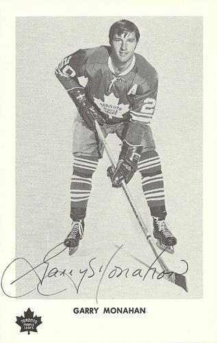 1970-71 Toronto Maple Leafs #NNO Garry Monahan Front