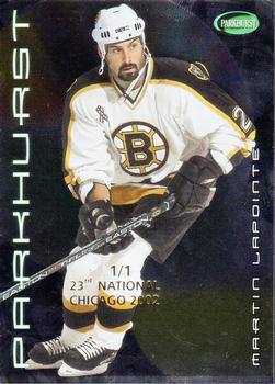 2001-02 Parkhurst - Chicago National 1 of 1 #90 Martin Lapointe Front