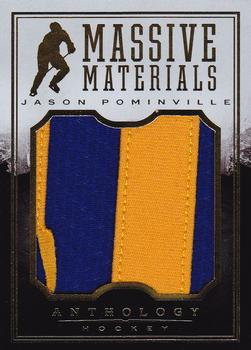 2015-16 Panini Anthology - Massive Materials #MM-76 Jason Pominville Front
