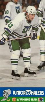 1987-88 Junior Whalers/Burger King/Pepsi Hartford Whalers #NNO Kevin Dineen Front