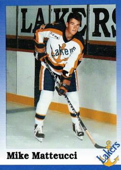 1992-93 Lake Superior State Lakers (NCAA) #NNO Mike Matteucci Front