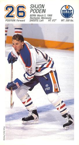 1993-94 Edmonton Oilers #NNO Shjon Podein Front