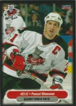 2004-05 Choice Albany River Rats (AHL) #20 Pascal Rheaume Front