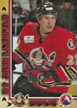 2004-05 Binghamton Senators (AHL) #NNO Josh Langfeld Front