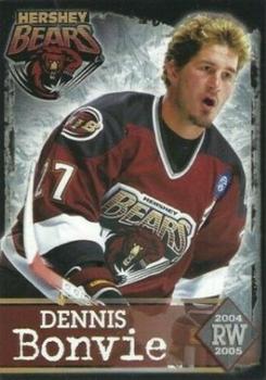 2004-05 Hershey Bears (AHL) #4 Dennis Bonvie Front